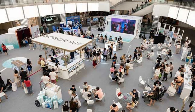 L'espace rocheux a reçu une attention particulière lors des roadshows de la série Honor 90 en Malaisie