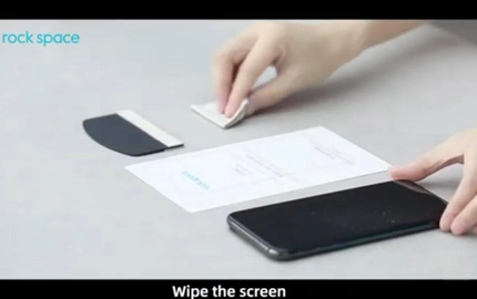 Comment installer un film mat flexible de l'espace de roche