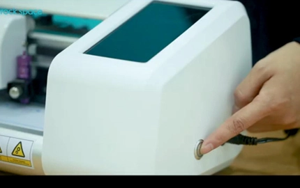 Vidéo d'opération pour ZC1-Max de traceur de découpage de film intelligent de l'espace de roche