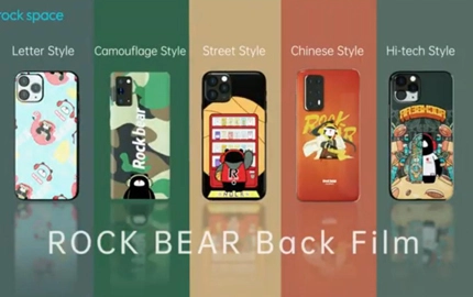 Machine de découpe de film de traceur d'espace de roche-film arrière ROCK BEAR