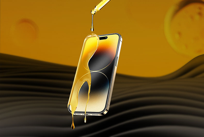 Anti-empreintes digitales pour surface propre et lisse